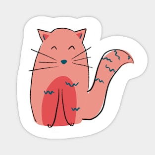 Funky Cat Sticker